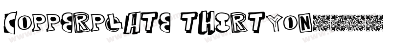 Copperplate ThirtyOn字体转换